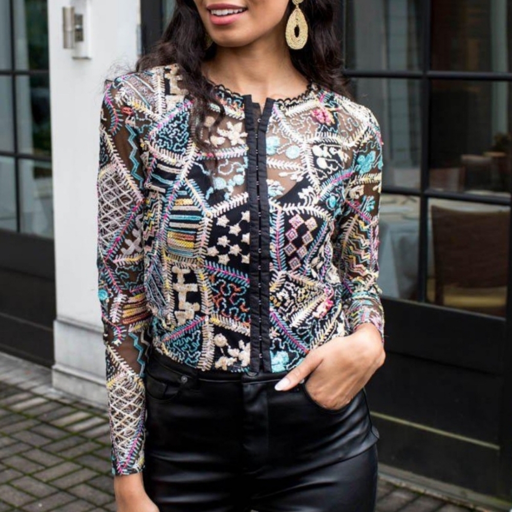 BB Dakota Sequin Top